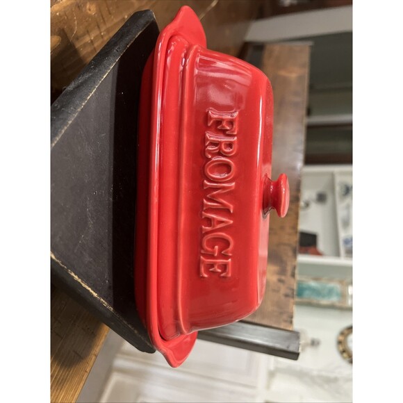 Gourmet du Village Bistro Collection Cheese (Fromage) with Lid - Picture 1 of 4